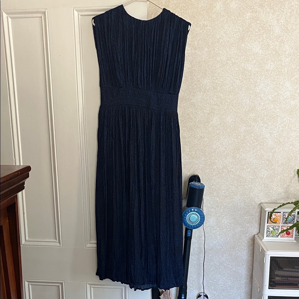 Banana Republic Navy Sleeveless Maxi Dress. NWT. Size 2